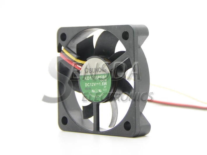 Осевой вентилятор охлаждения для Sunon DC Fan KD1205PFB1 5x5x1 5 см 12 в пост. Тока 1 6 Вт|dc fan|sunon dc