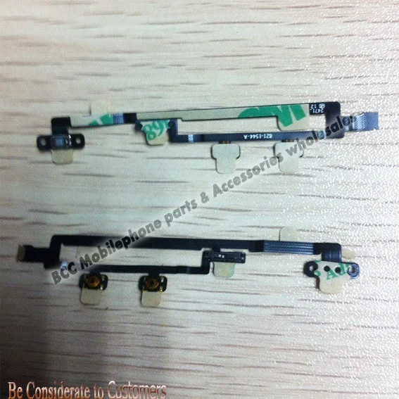 2 шт./лот 100% Оригинальный Включения/выключения Кнопка Громкости Кабель Для iPad