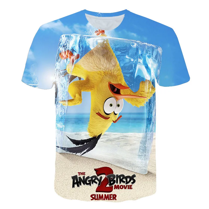 2019 Новые футболки летняя мужская 3D печать мультфильм животных Футболка модная