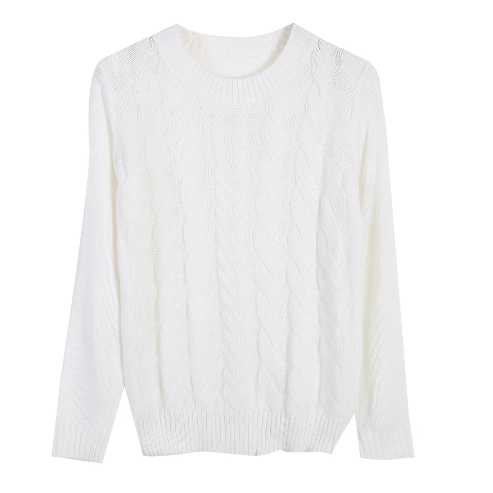 White Size S Женский свободный вязаный кардиган с длинными рукавами, пальто, куртка, верхняя одежда, повседневная Новинка, сделает вас теплым и красивым - Цвет: White Size S