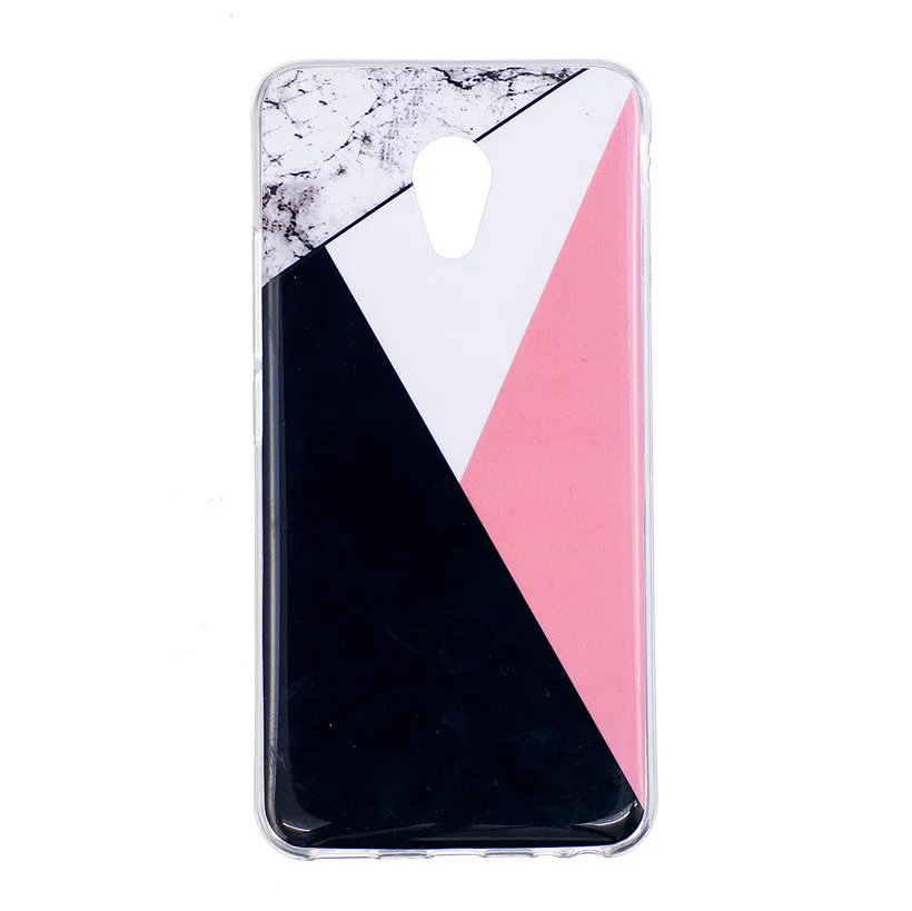 HEMASOLY Case For Meizu M3 Note Silicone M5 M5S Soft TPU Luxury Letter Marble Pattern Back Cover |