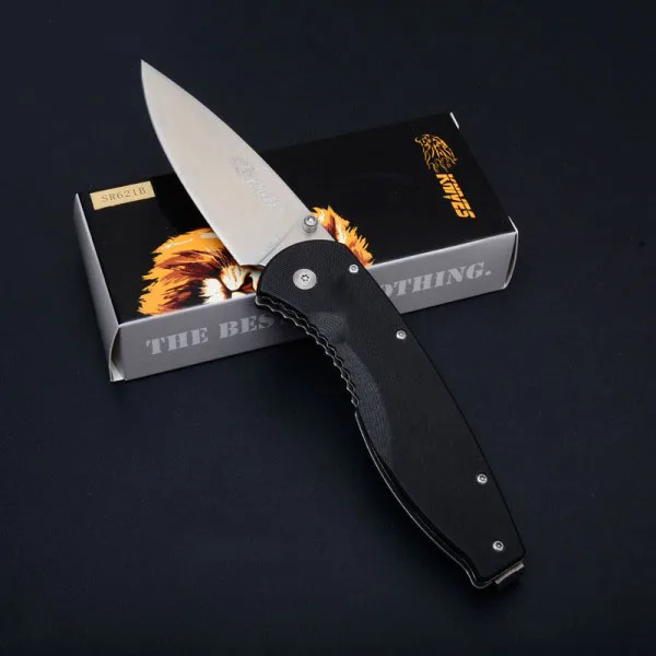 Новый SR621B складной нож 7CT17MOV лезвие G10 Ручка Открытый Отдых охотничьи ножи