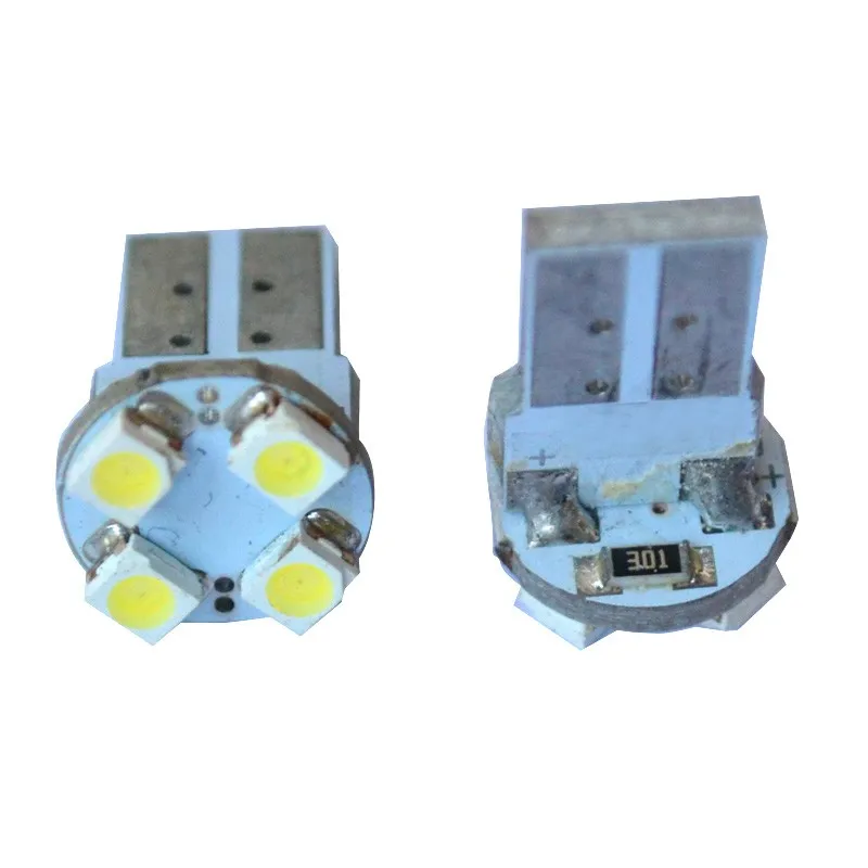100 шт./лот T10 PBC W5W 1210 3528 4 SMD СВЕТОДИОДНЫЙ Автомобильный боковой клиновый свет 4SMD 194