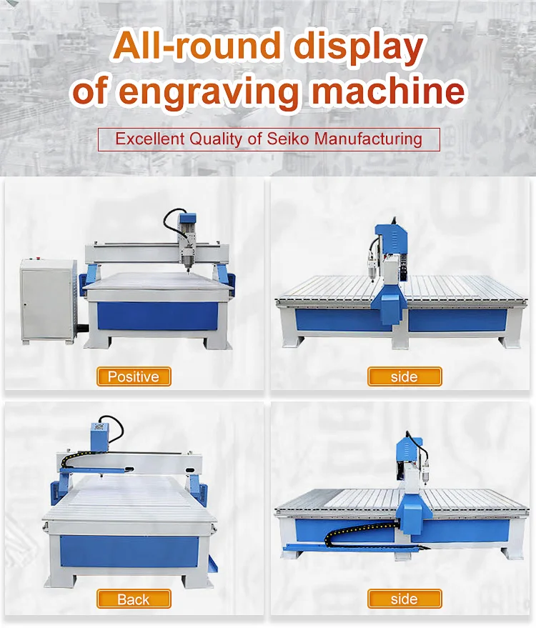Songli CNC 1325 2.2kw деревообрабатывающие гравировальные инструменты CNC фреза, CNC Деревообработка машин