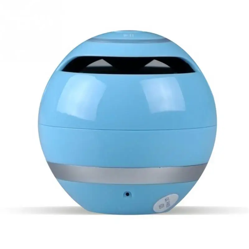 Мини Bluetooth беспроводной супер бас стерео динамик круглый шар громкой связи TF кард-ридер светодиодный для смартфонов планшетов ноутбуков
