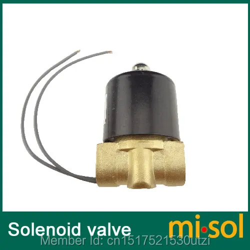 

New DC 12V Electric Solenoid Valve 1/4' for Air Water Gas Diesel