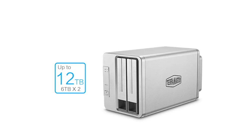 Terramaster 2," /3,5" дюймовый DAS 2bay SATA HDD корпус с двумя лотками usb3.1 10 Гбит/с высокоскоростная Функция Raid поддержка до 24 ТБ хранения