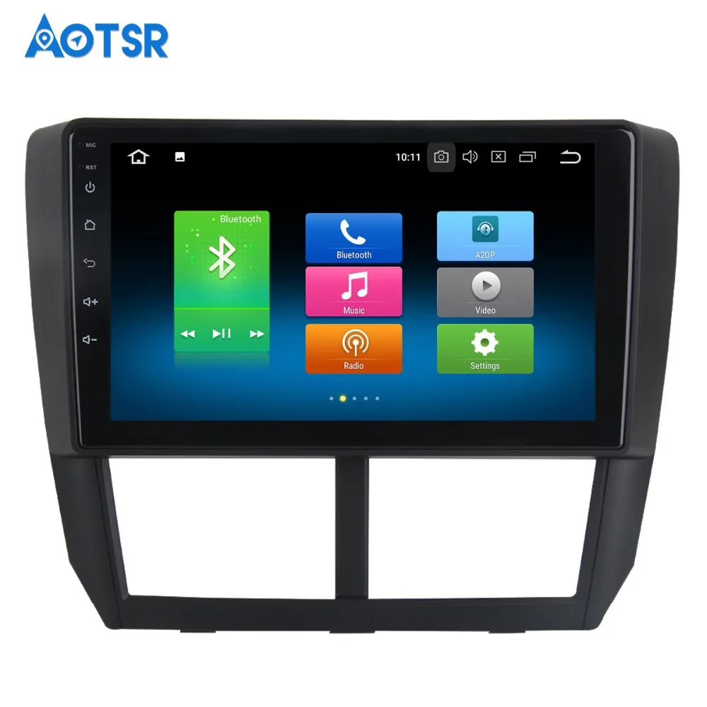 Автомобильный радиоприемник 9 дюймов Android 8 0 GPS для Subaru Forester навигация 2008 2009 2010 2011