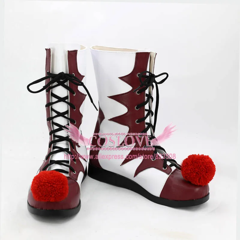 

Stephen King's It Pennywise Cosplay Shoes Joker Clown Boots For Hallowee Christmas CosplayLove