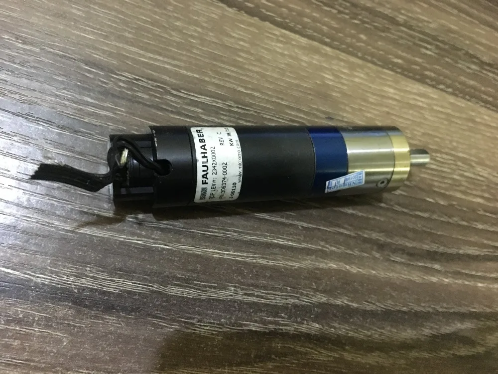 Только качество двигателя гарантированно б/у Германия FAULHABER 2342L036C 23/1 66: 1 мотор-редуктор с кодером робот