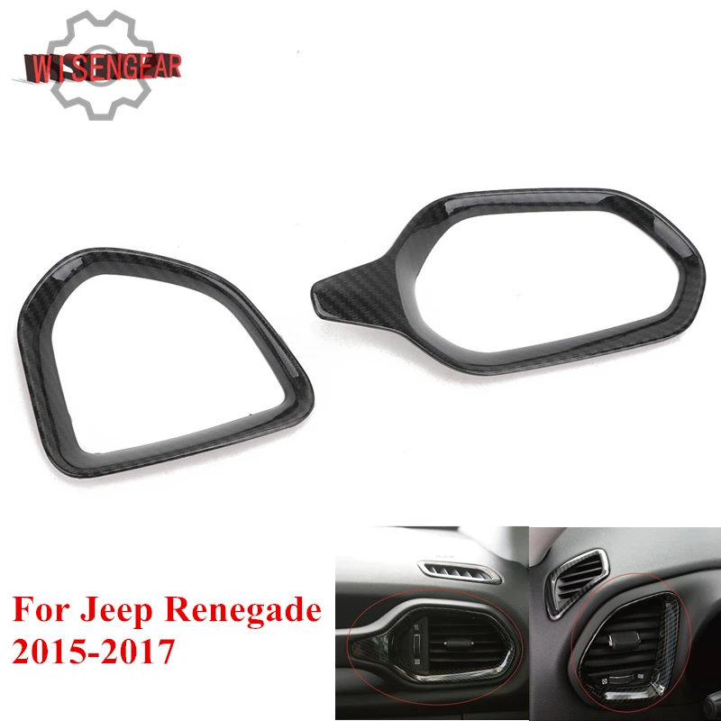 WISENGEAR для Jeep Renegade 2015 2017 Передняя Крышка вентиляционного отверстия кондиционера