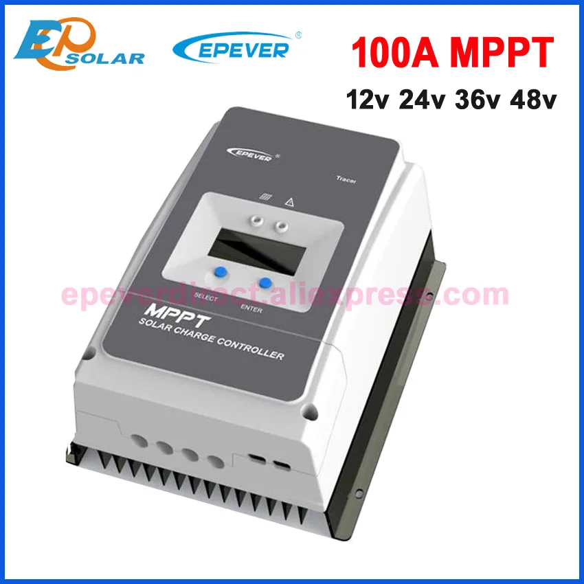 Контроллер заряда солнечной батареи EPever MPPT 100A 12 В 24 36 48 ЖК дисплей с подсветкой