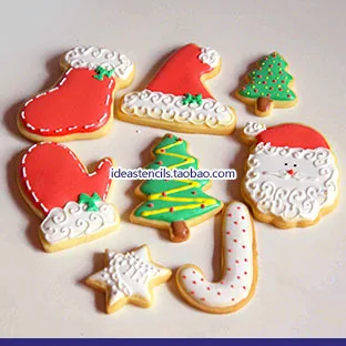 1 pc Merry Christmas Series Cookie Molds Stainless Steel Santa Claus Bell Snowman Cutter Fondant Decoration | Дом и сад