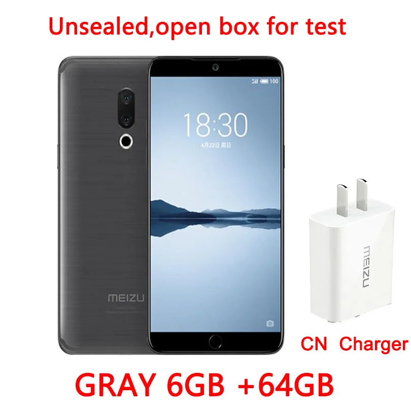 6G 64G Gray Meizu 15 Plus, глобальная ПЗУ, 6 ГБ, 64 ГБ, Exynos 8895, четыре ядра, 5,95 дюймов, 2560x1440 P, быстрая зарядка, отпечаток пальца, mEngine, сотовый телефон - Цвет: 6G 64G Gray