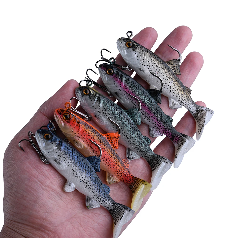 Goture 5 шт./лот 12 г 8 3 см рыболовные приманки Swimbait медленно опускается на дно воблеры