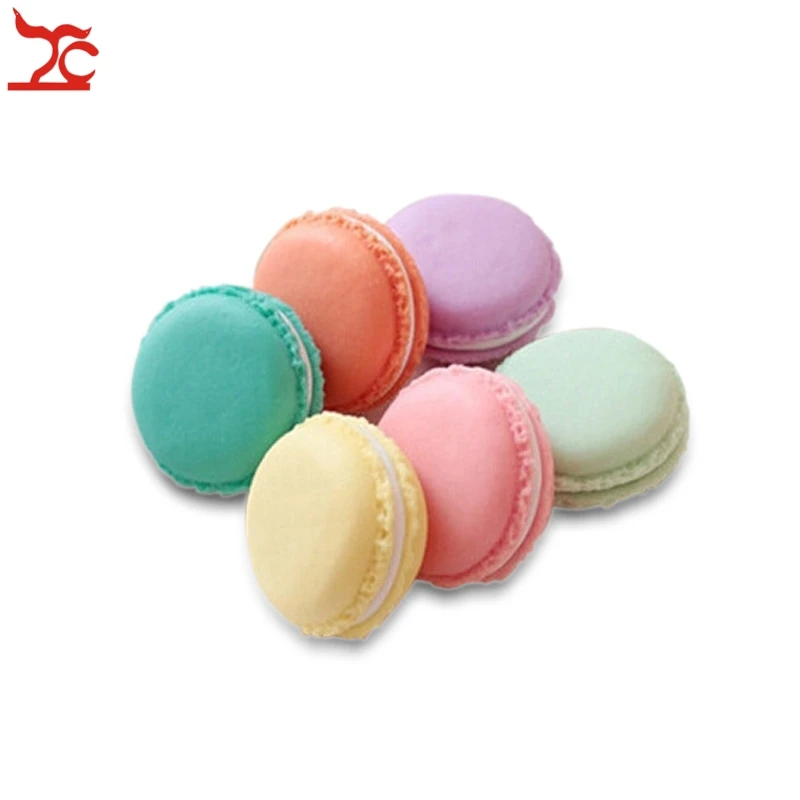 Jewelry Macaron Case Round Mini Earrings Ring Necklace Storage Box Case Carrying Pills Home Accessory Organize Box Case 4*4*2cm