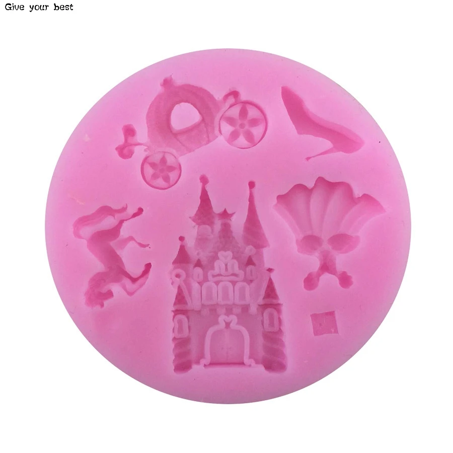 Силиконовая форма для торта в виде тыквы Золушки сказочного замка | Дом и сад