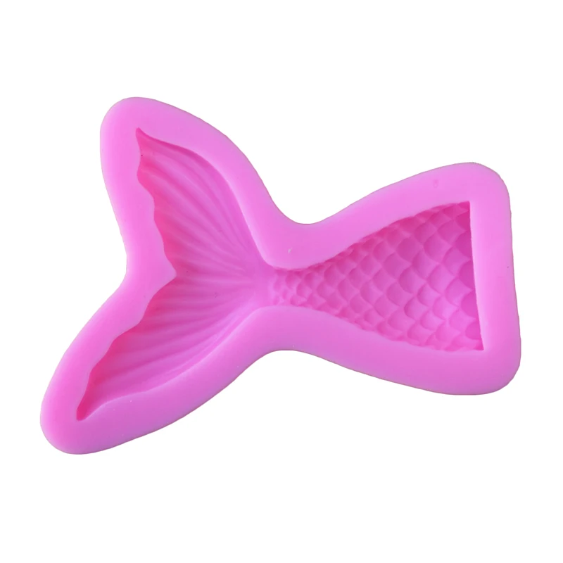 Кремовая силиконовая 3d форма для свечей рыбы мыла шоколада Diy выпечки тортов