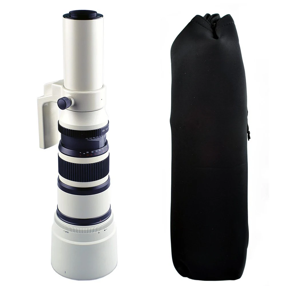500 мм F/6,3 телеобъектив с фиксированным фокусом+ T2 переходное кольцо для DSLR Canon Nikon Pentax Olympus Fuji sony A6500 A7III/GH4 GH5