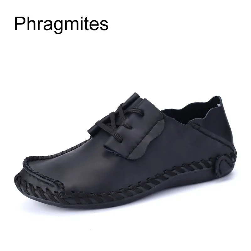 Phragmites/2019 г. Весенняя Мужская обувь ручной работы большие размеры 50 # лоферы модная