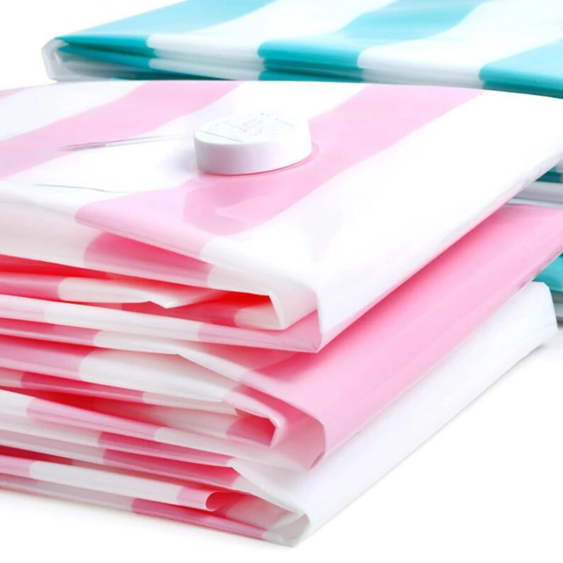 Горячие Вакуумный мешок хранения Организатор Прозрачный границы складной Extra Large