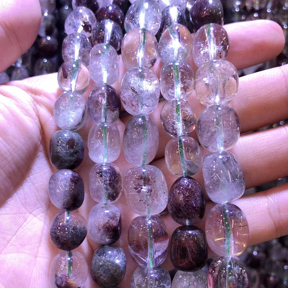 Оптовая продажа 2 струны зеркальный драгоценный камень полированные бусины-Nugget