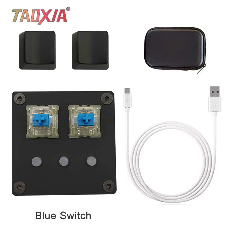 Механическая клавиатура сделай сам с подсветкой USB 2 0 вишня черная игровая OSU V4