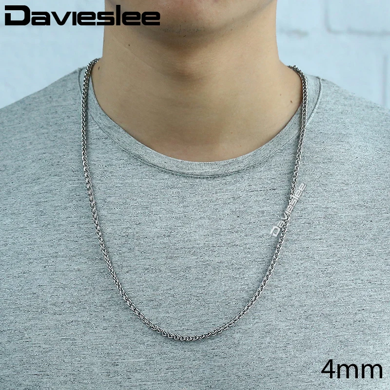Ожерелье мужское из нержавеющей стали 3/4/5/6/8/10 мм|chain wholesale|men chainstainless steel necklace |