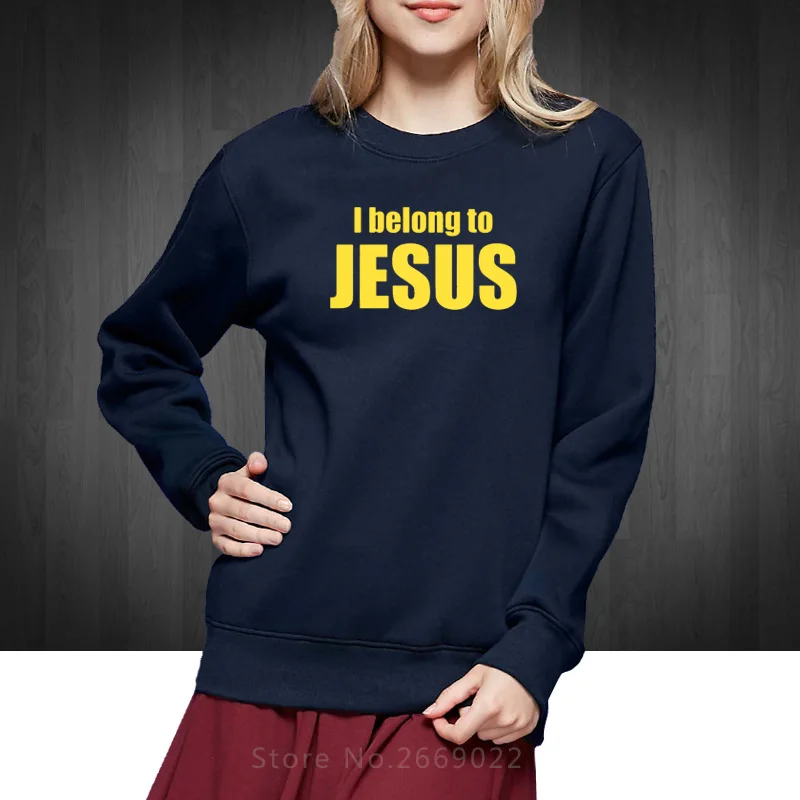 Новые модные толстовки для женщин хлопковый пуловер с принтом я принадлежу к