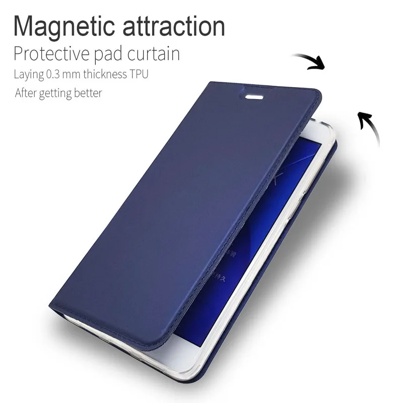Новый роскошный кожаный чехол для Huawei Honor 6X с откидной крышкой кошелек 6 X Honor6X