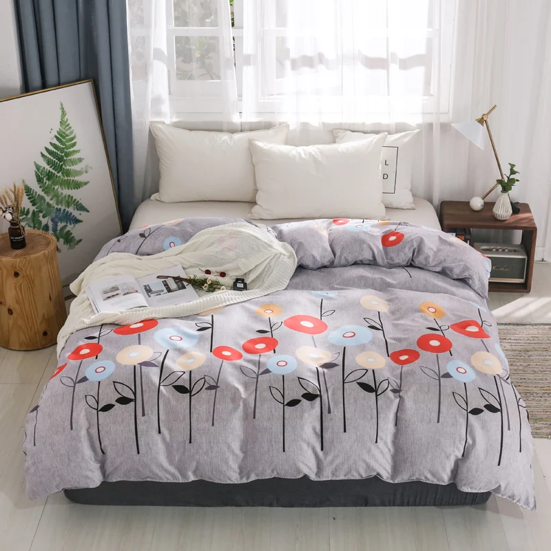 1pc Blue Space Nebula Printed Duvet Cover with Zipper Twin Full Queen King Quilt Cover Comforter Case Bedding Set Bedclothes Hot
