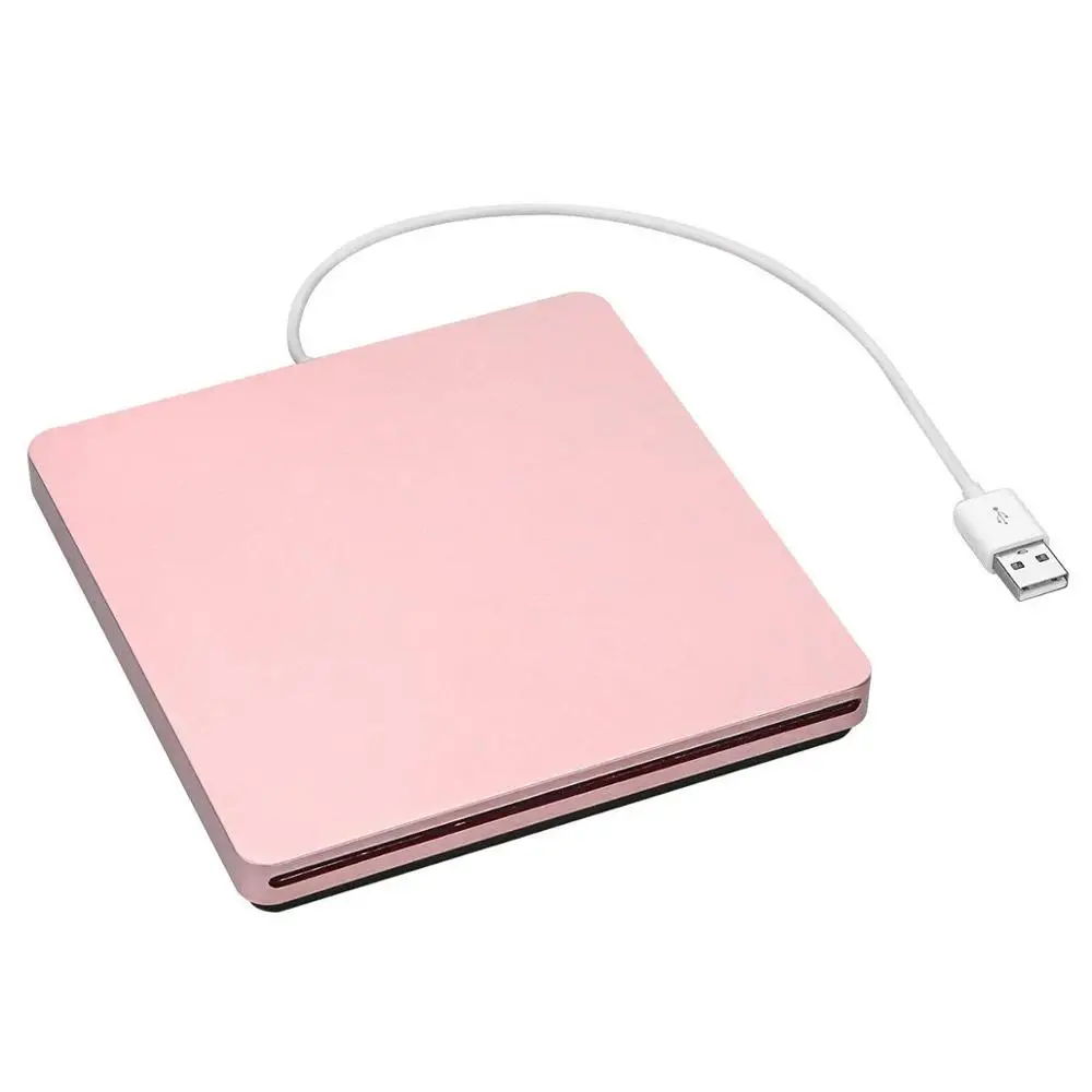 SOONHUA портативный тонкий слот нагрузки USB внешний привод поддержка DOS CD RW DVD RW CD Проигрыватель DVD ROM привод для ноутбука Настольный Ноутбук - Цвет: 1