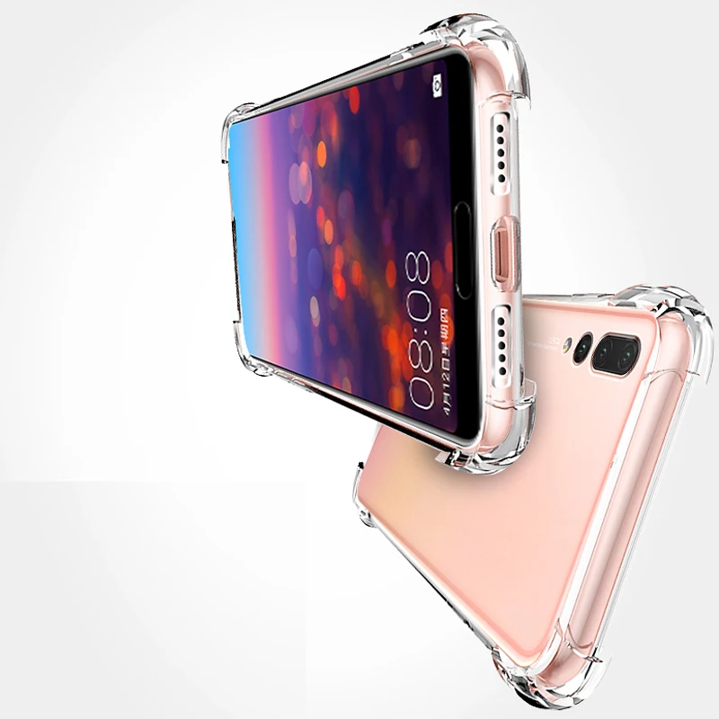 YUETUO Роскошный прозрачный противоударный чехол для телефона huawei p20 pro p 20 plus