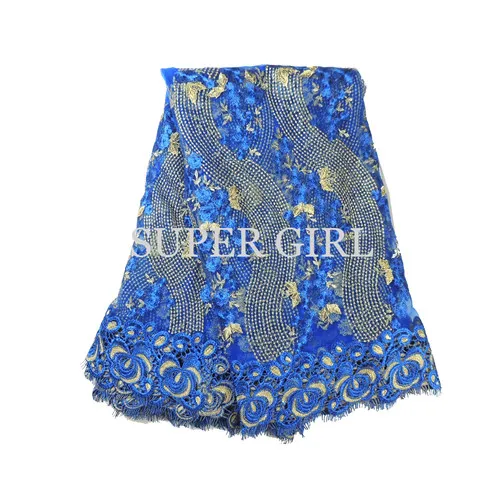 5 ярдов/серия высокого качества в нигерийском стиле Свадебные африканские ткани