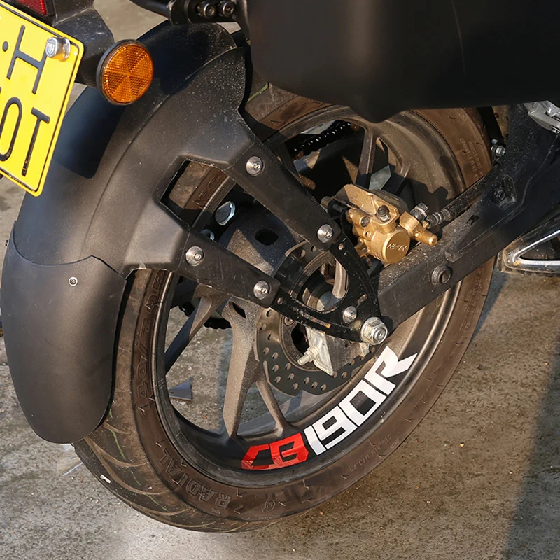 Yecnecty наклейка на колеса мотоцикла запасные части белый + красный Светоотражающая