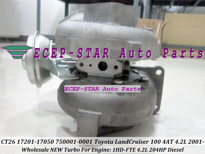 Турбо GT2359V 750001-5002S 750001 17201-17050 750001-0001 для TOYOTA Land Cruiser 100 5AT туристический автобус 1HD