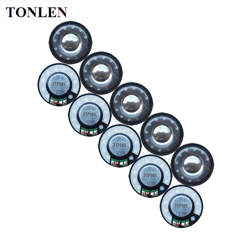 TONLEN, 10 шт., 40 мультимедийный динамик для наушников, рожок, сделай сам, портативный аудио динамик s 0,5 Вт, 24 Ом, полный диапазон, динамическая гарнитура, динамик s