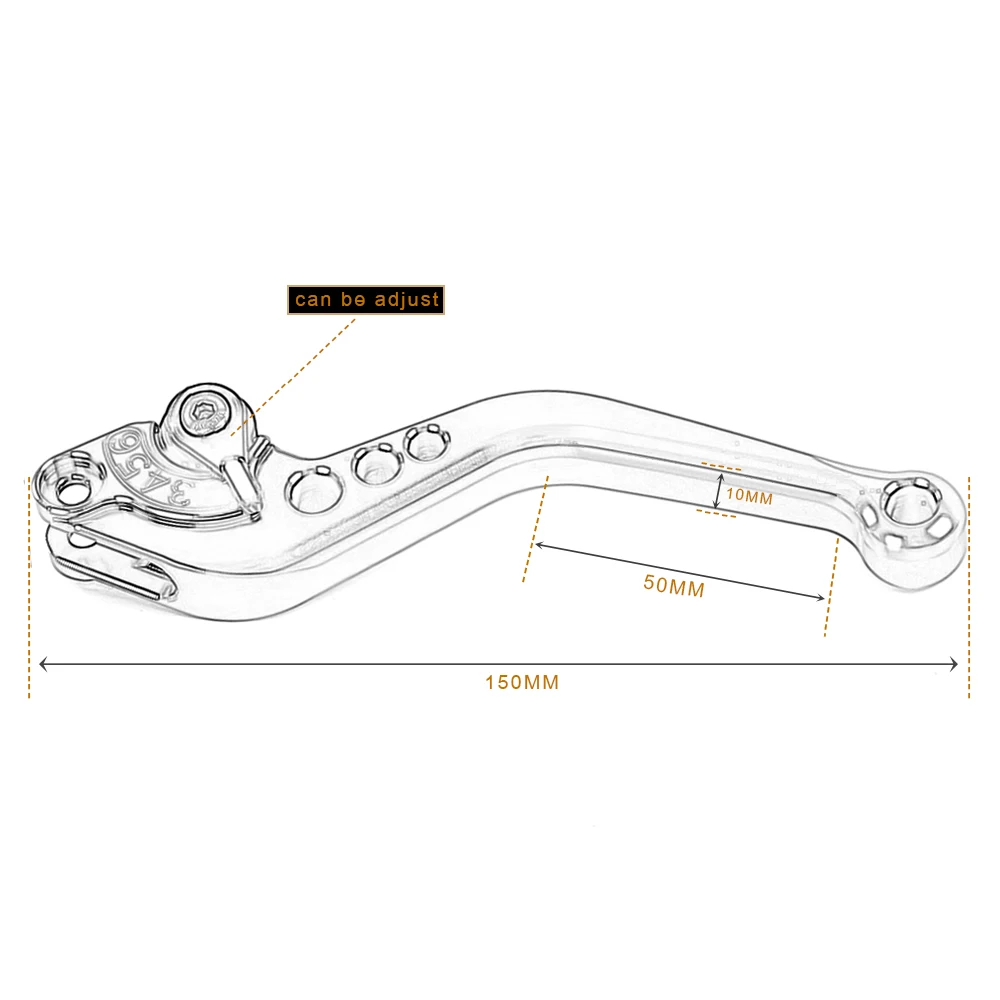 Рычаг Сцепления Motoo F 18 для мотоцикла рычаг сцепления Honda CB600 F2 F3 F4 F4I 1991 2007 Hornet 1998