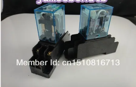 10 комплектов 220 В катушка переменного тока реле питания MY2NJ HH52P L 8PIN 5A с сокетом