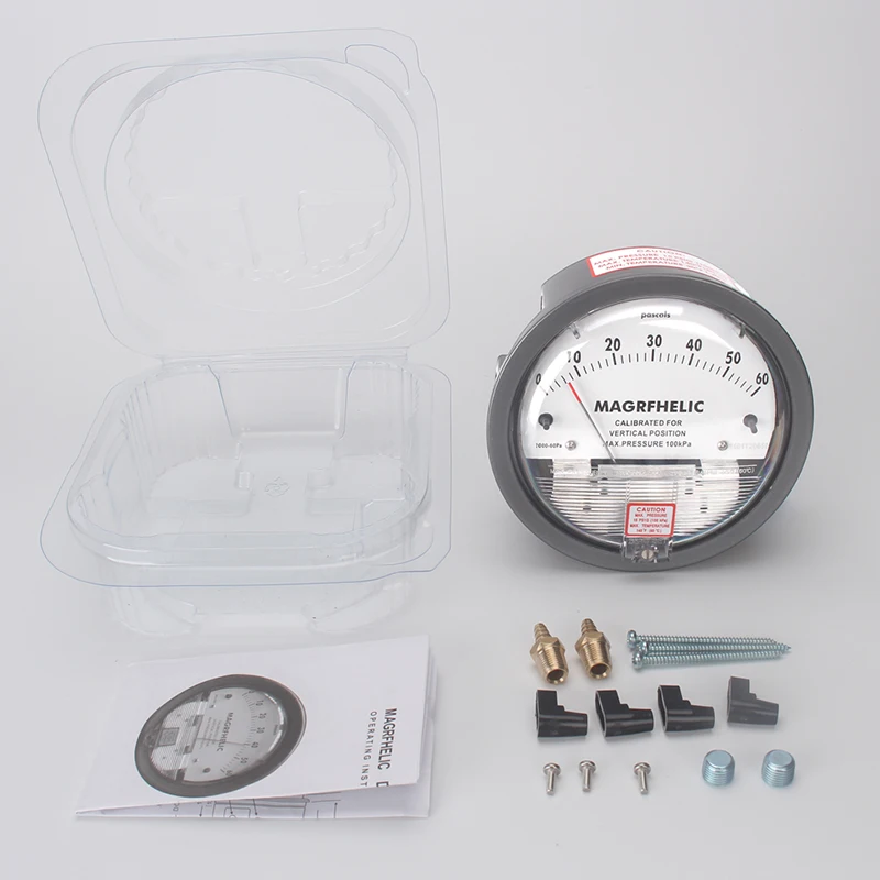 Micro Differential Pressure Gauge differential meter pressure negative BarometerTE2000/0-1KPA | Инструменты