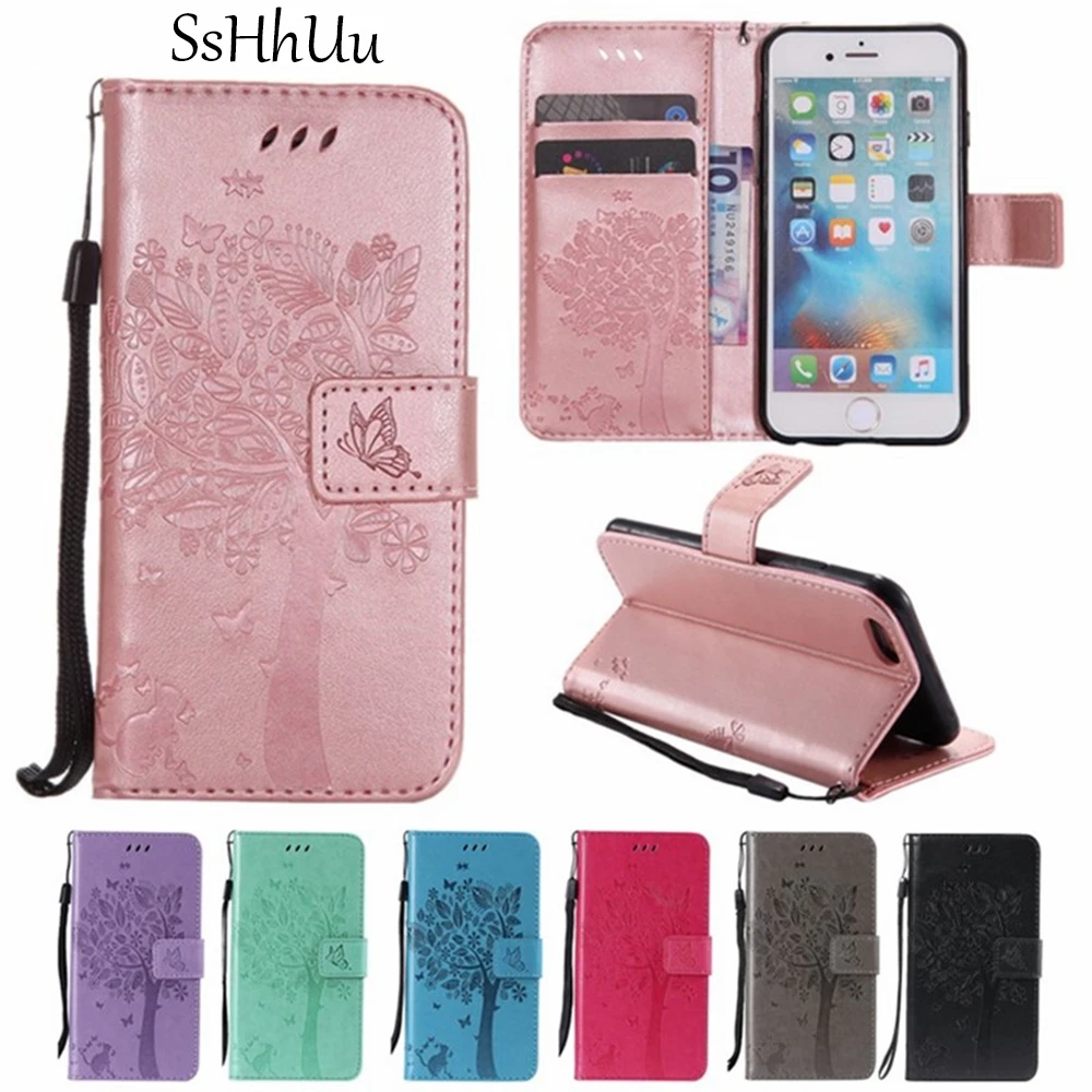 Чехол книжка из искусственной кожи SsHhUu + кошелек для Huawei Y6pro Y7 Y3 Y5II Enjoy7s Nova4 3 Nexus 6P G8