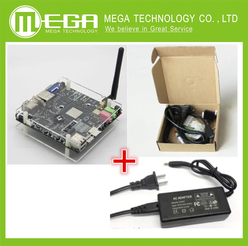 1 компл. cubieboard4 CC A80 плата разработки 8 core худший Cubieboard + Поддержка 5V 4A розетки