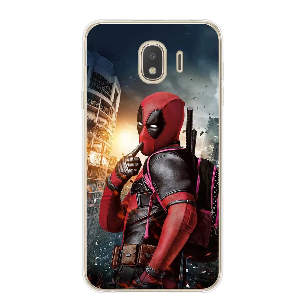 Marvel DC Comics Iron Man Spider-Man joker Batman Cover Phone Case for Samsung J3 J5 J7 16 J4 J6 Plus Note 8 9 10 Pro