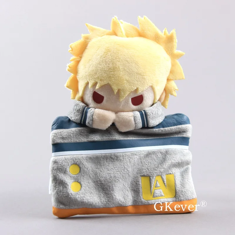 Amime My Hero Academy Mascot плюшевая игрушка " 23 см мягкие куклы Midoriya Izuku кошелек 14 см Bakugou кацуки детский подарок - Цвет: Bakugou Wallet 14cm