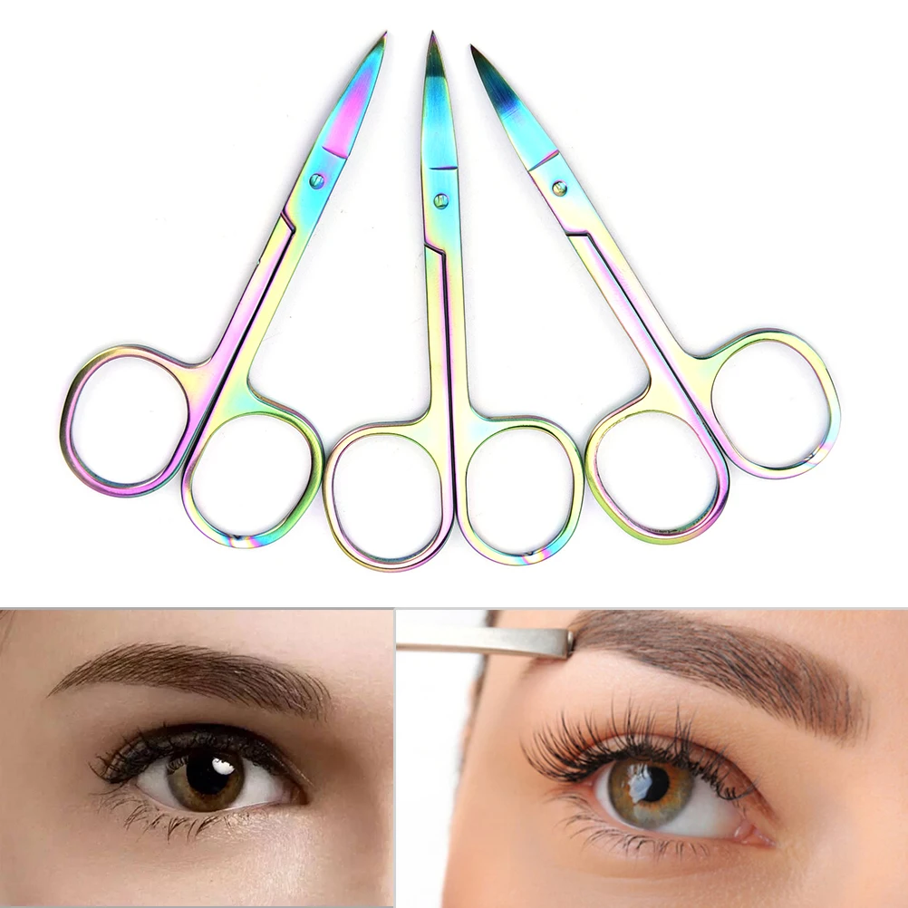 

1PC Stainless Steel Eyebrow Trimmer Scissors Eyebrow Shaver Knife Hair Removal Beauty Makeup Tools