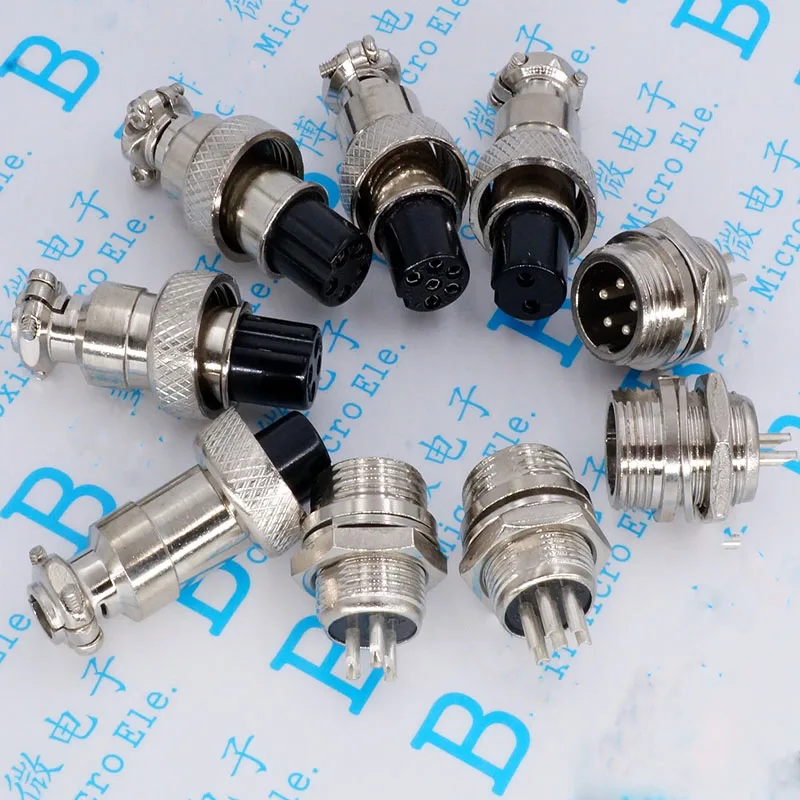 GX12 2 3 4 5 6 ядер авиационный разъем отверстие выхода воздуха RS765 12 мм|connector|holehole plug |