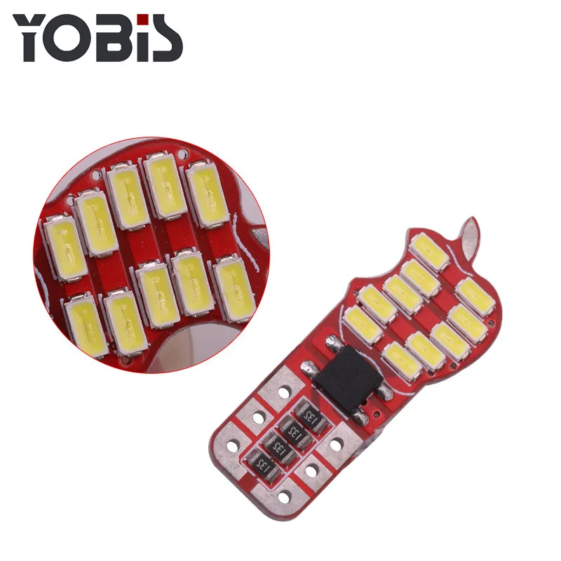 50 шт. T10 168 192 W5W 24 SMD 3014 LED Canbus без ошибок габаритный автомобильный фонарь