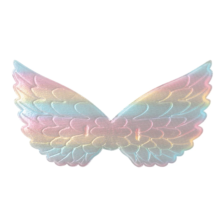Multicolour wing Нарядное платье с единорогом для девочек, с открытой спиной, со съемным длинным хвостом, бальное платье, детское платье принцессы, вечерние платья с единорогом, Детский костюм на выпускной, день рождения - Цвет: Multicolour wing