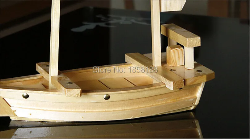 60 см длина японский Стиль деревянная Суши Лодка суши контейнер с чистой говядина