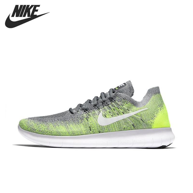 Оригинальный Новое поступление NIKE FREE RN FLYKNIT мужские кроссовки для бега|Беговая